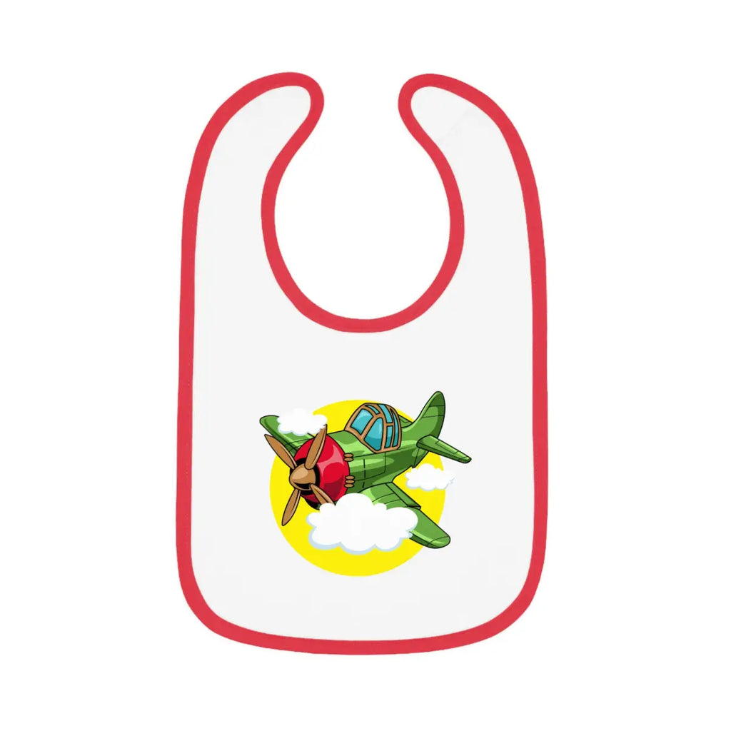 Cute Airplane Theme Baby Bib - Warbird - Kids clothes - Pilot gifts - WWII warbird t-shirt