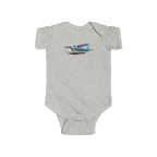 Cute Baby Bodysuit with Airplane Design - Kids clothes - Pilot gifts - WWII warbird t-shirt