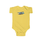 Cute Baby Bodysuit with Airplane Design - Kids clothes - Pilot gifts - WWII warbird t-shirt