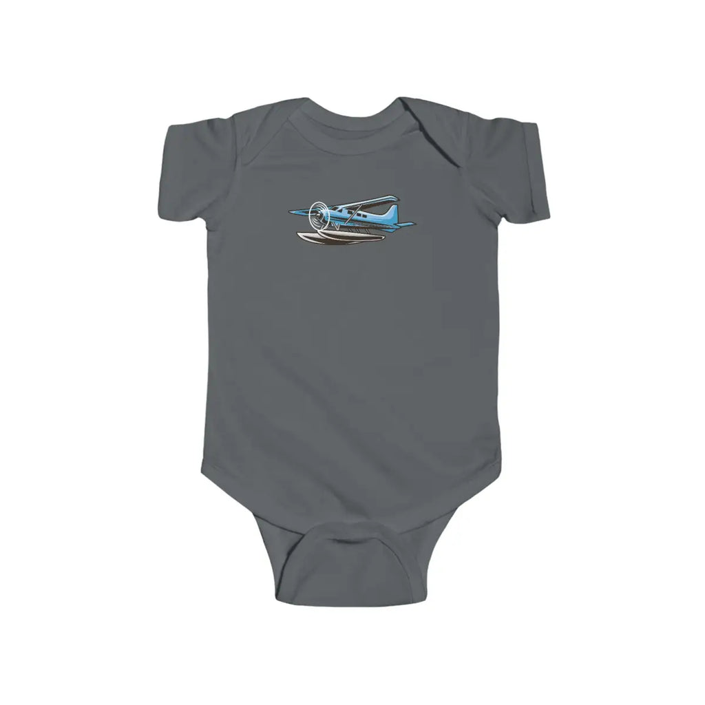 Cute Baby Bodysuit with Airplane Design - Kids clothes - Pilot gifts - WWII warbird t-shirt