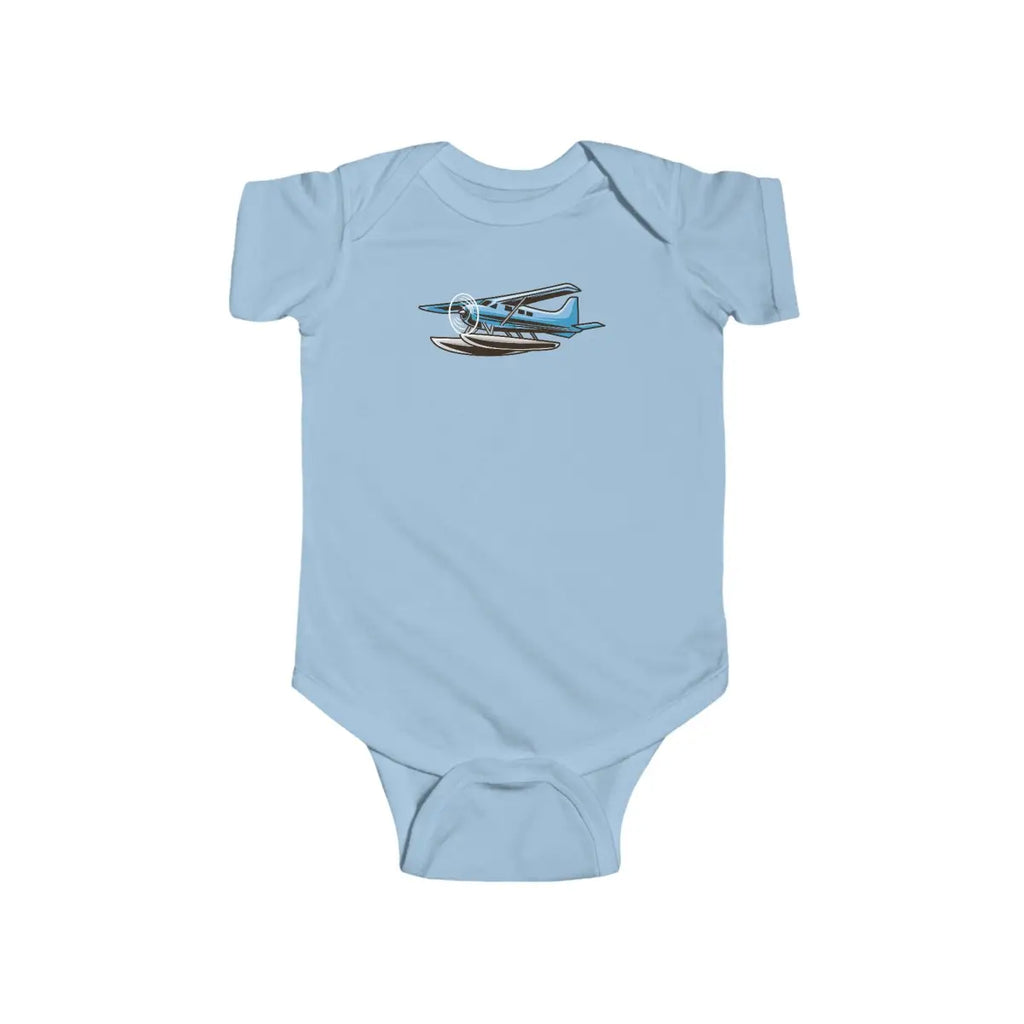 Cute Baby Bodysuit with Airplane Design - Kids clothes - Pilot gifts - WWII warbird t-shirt