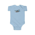 Cute Baby Bodysuit with Airplane Design - Kids clothes - Pilot gifts - WWII warbird t-shirt