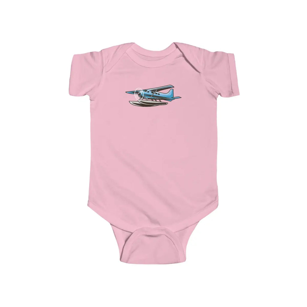 Cute Baby Bodysuit with Airplane Design - Kids clothes - Pilot gifts - WWII warbird t-shirt