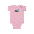 Cute Baby Bodysuit with Airplane Design - Kids clothes - Pilot gifts - WWII warbird t-shirt