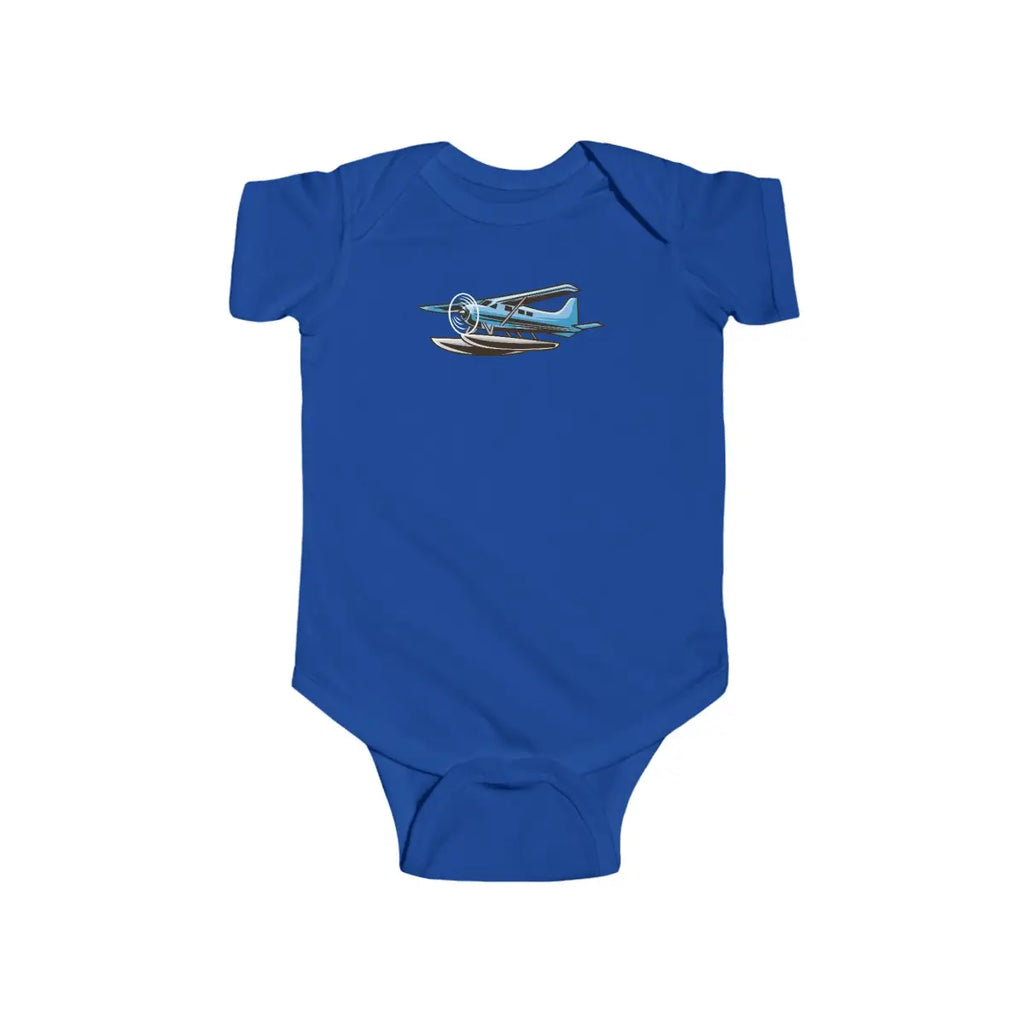 Cute Baby Bodysuit with Airplane Design - Kids clothes - Pilot gifts - WWII warbird t-shirt
