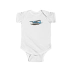 Cute Baby Bodysuit with Airplane Design - Kids clothes - Pilot gifts - WWII warbird t-shirt