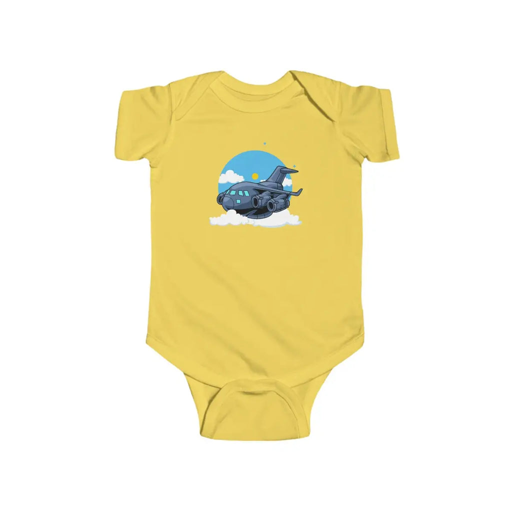 Cute Cargo C-17 Infant Bodysuit - Kids clothes - Pilot gifts - WWII warbird t-shirt
