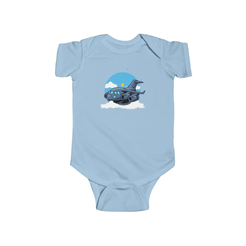 Cute Cargo C-17 Infant Bodysuit - Kids clothes - Pilot gifts - WWII warbird t-shirt
