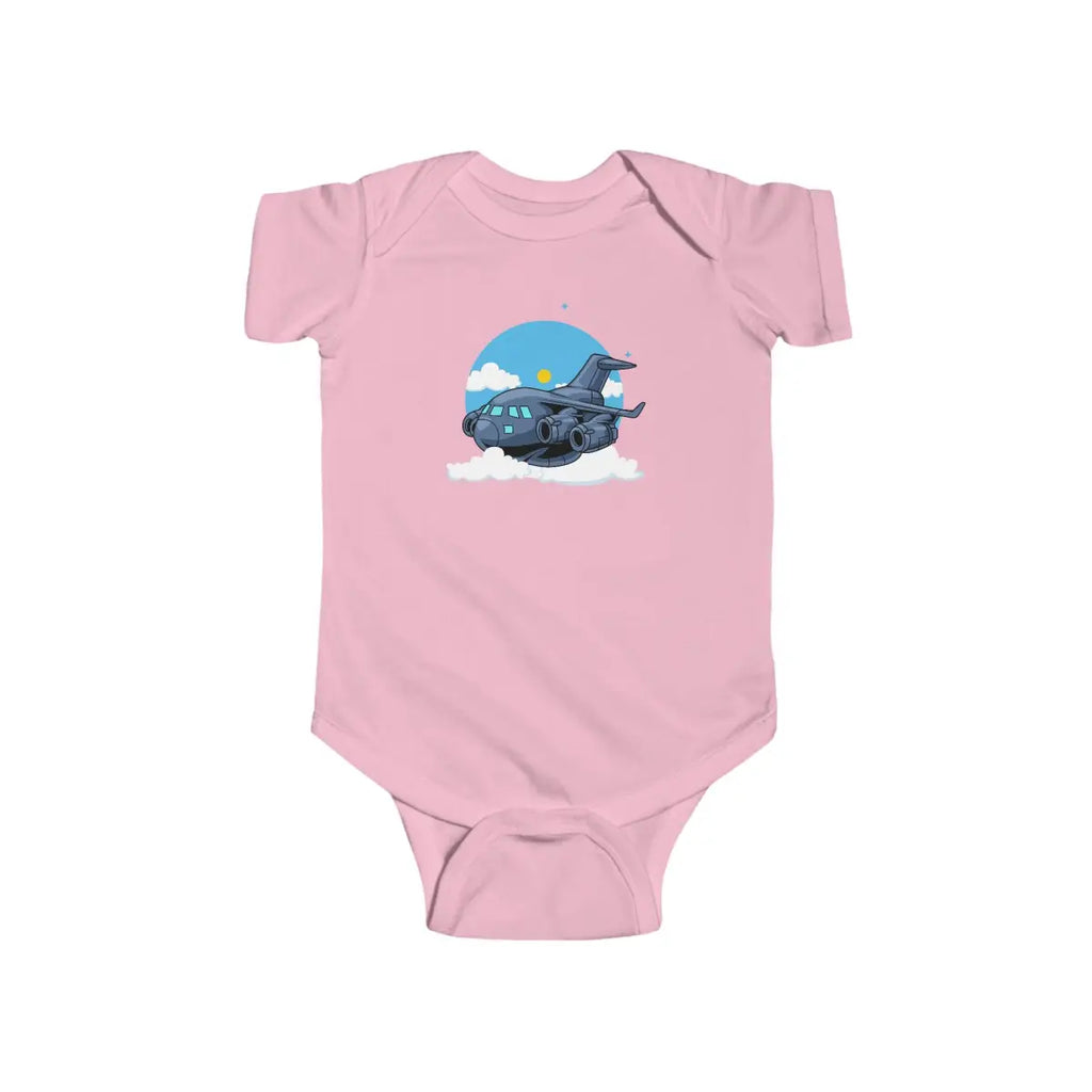 Cute Cargo C-17 Infant Bodysuit - Kids clothes - Pilot gifts - WWII warbird t-shirt