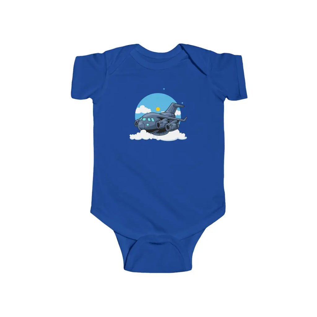 Cute Cargo C-17 Infant Bodysuit - Kids clothes - Pilot gifts - WWII warbird t-shirt