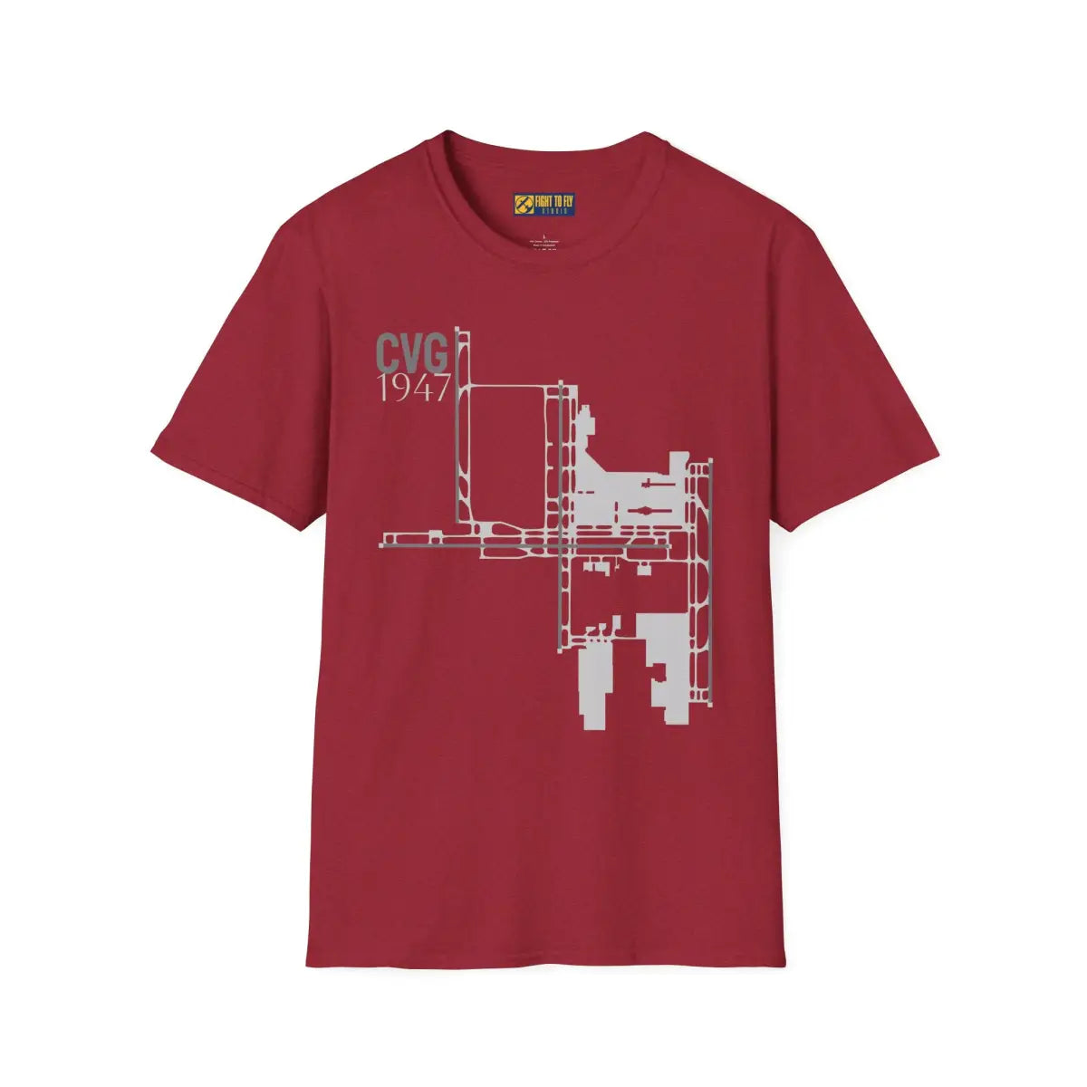 CVG Cincinnati/Northern Kentucky International 1947 - Tee - T-Shirt - Gifts for pilots - Aviation apparel