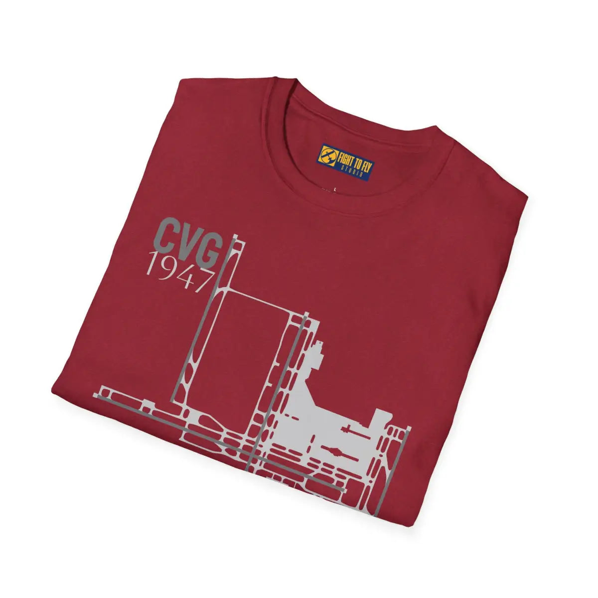CVG Cincinnati/Northern Kentucky International 1947 - Tee - T-Shirt - Pilot gifts - WWII warbird t-shirt