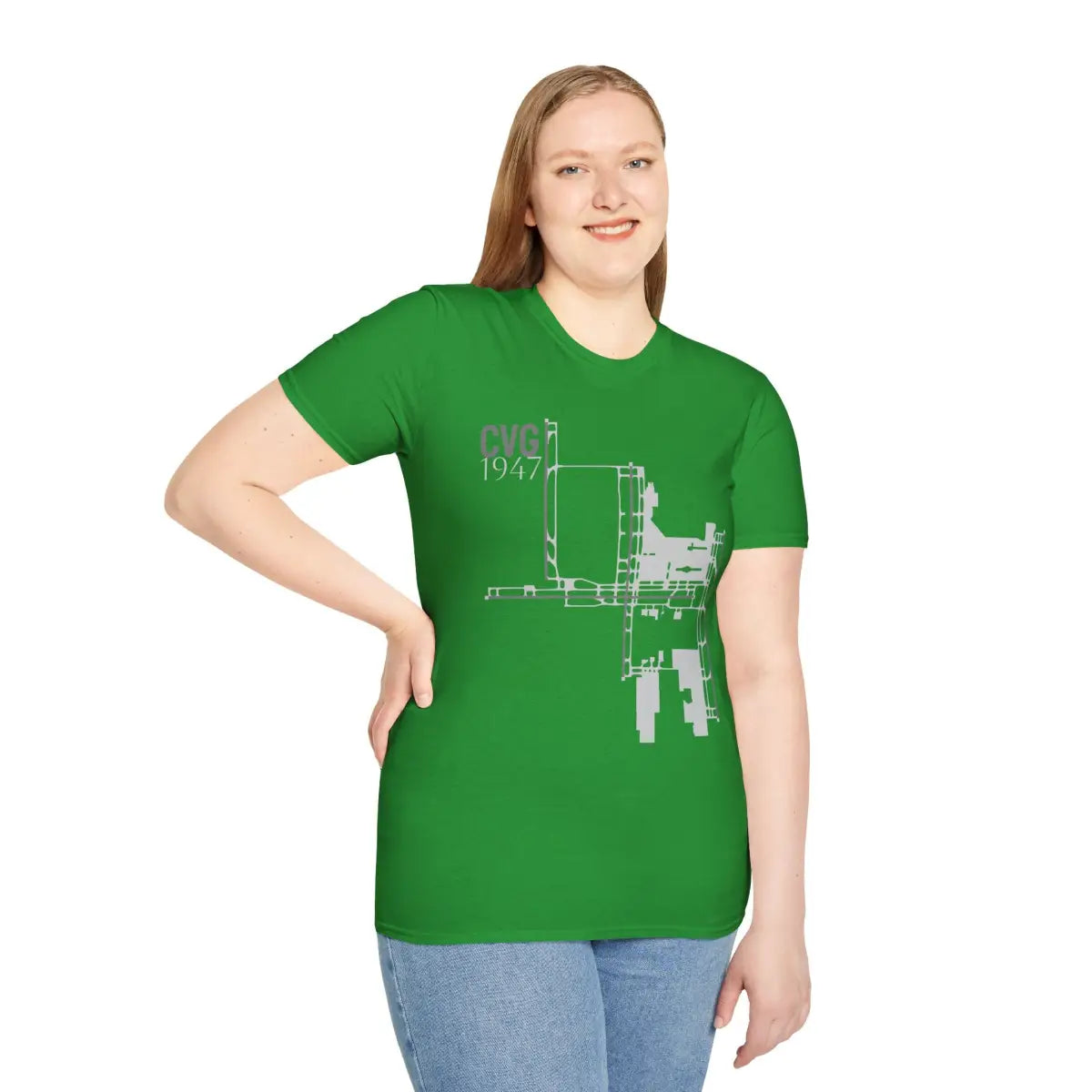 CVG Cincinnati/Northern Kentucky International 1947 - Tee - T-Shirt - Gifts for pilots - Aviation apparel