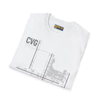 CVG Cincinnati/Northern Kentucky International 1947 - Tee - T-Shirt - Pilot gifts - WWII warbird t-shirt