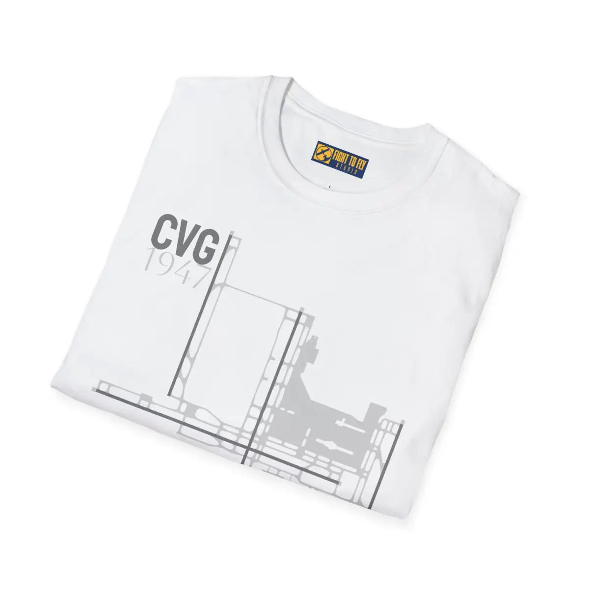 CVG Cincinnati/Northern Kentucky International 1947 - Tee - T-Shirt - Gifts for pilots - Aviation apparel