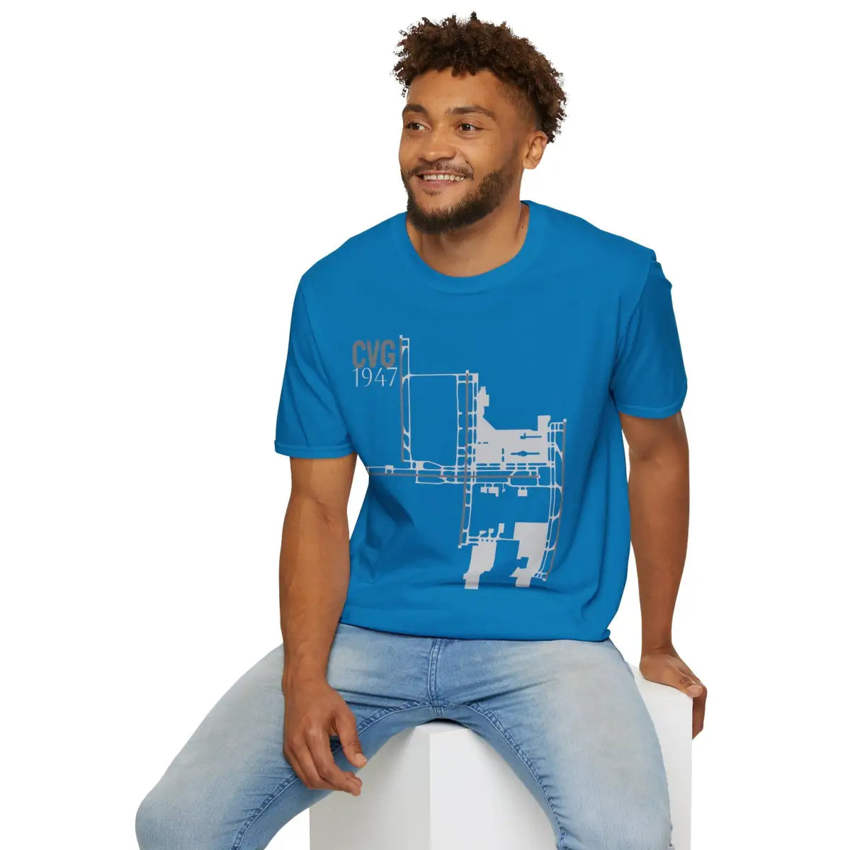 CVG Cincinnati/Northern Kentucky International 1947 - Tee - T-Shirt - Pilot gifts - WWII warbird t-shirt