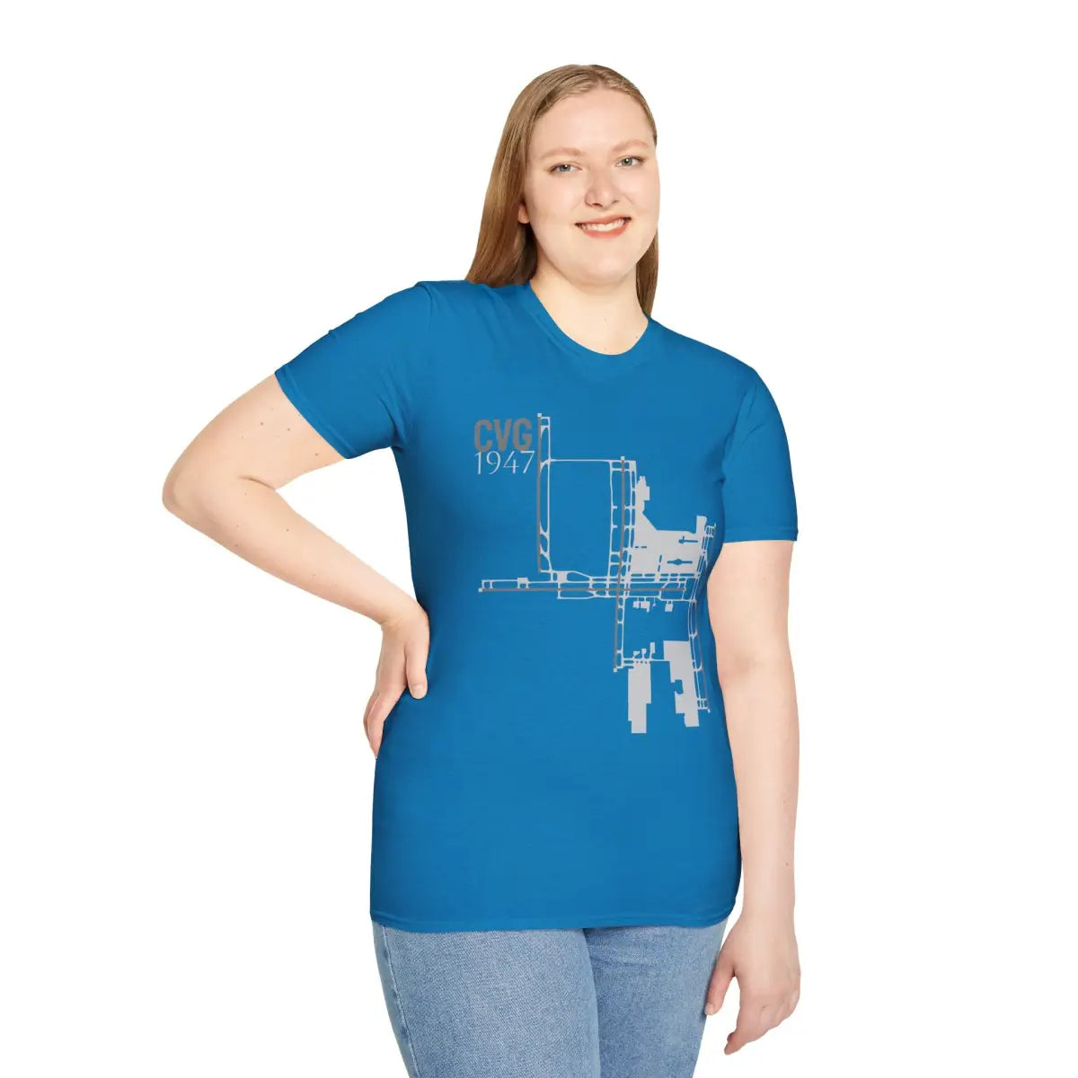 CVG Cincinnati/Northern Kentucky International 1947 - Tee - T-Shirt - Gifts for pilots - Aviation apparel