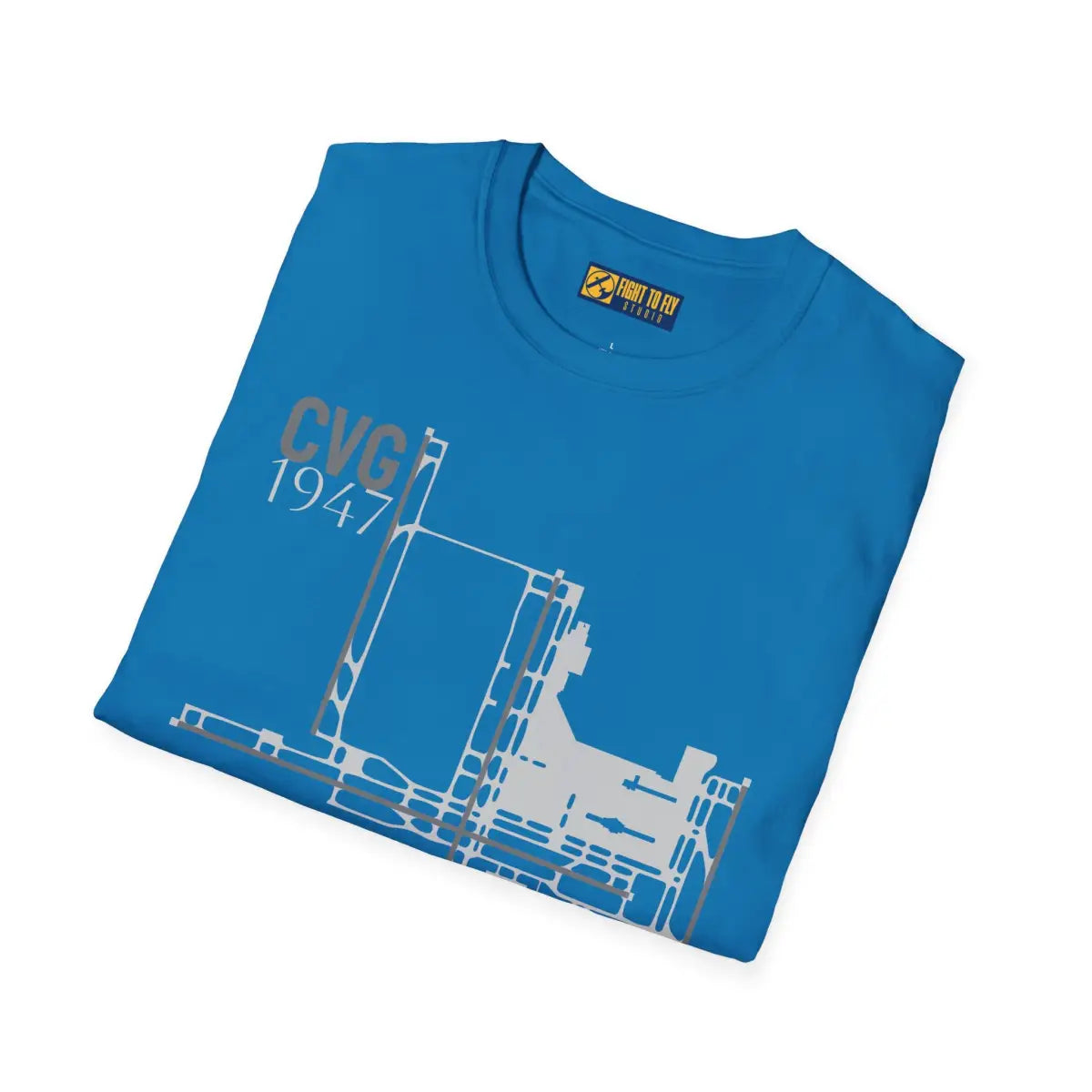 CVG Cincinnati/Northern Kentucky International 1947 - Tee - T-Shirt - Pilot gifts - WWII warbird t-shirt