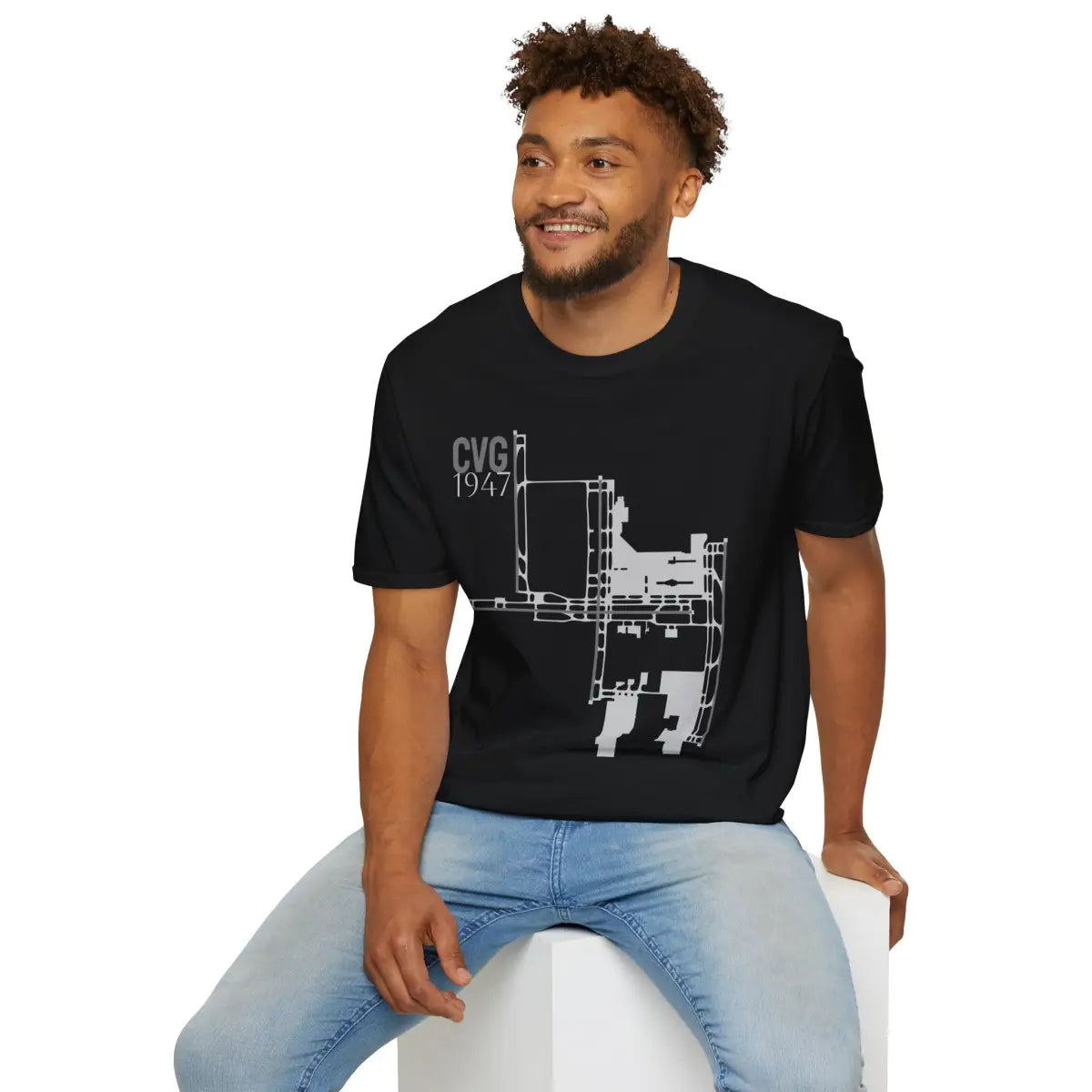 CVG Cincinnati/Northern Kentucky International 1947 - Tee - T-Shirt - Gifts for pilots - Aviation apparel