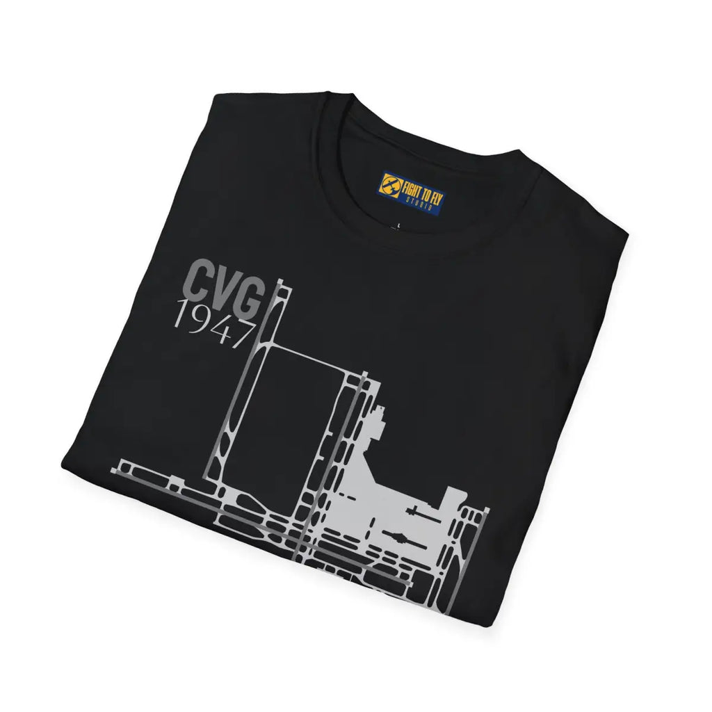 CVG Cincinnati/Northern Kentucky International 1947 - Tee - T-Shirt - Gifts for pilots - Aviation apparel