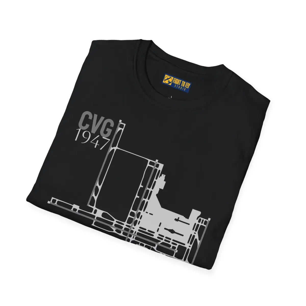 CVG Cincinnati/Northern Kentucky International 1947 - Tee - T-Shirt - Gifts for pilots - Aviation apparel