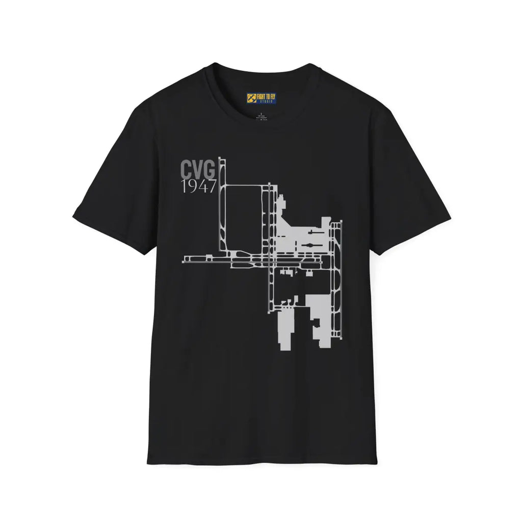 CVG Cincinnati/Northern Kentucky International 1947 - Tee - T-Shirt - Pilot gifts - WWII warbird t-shirt