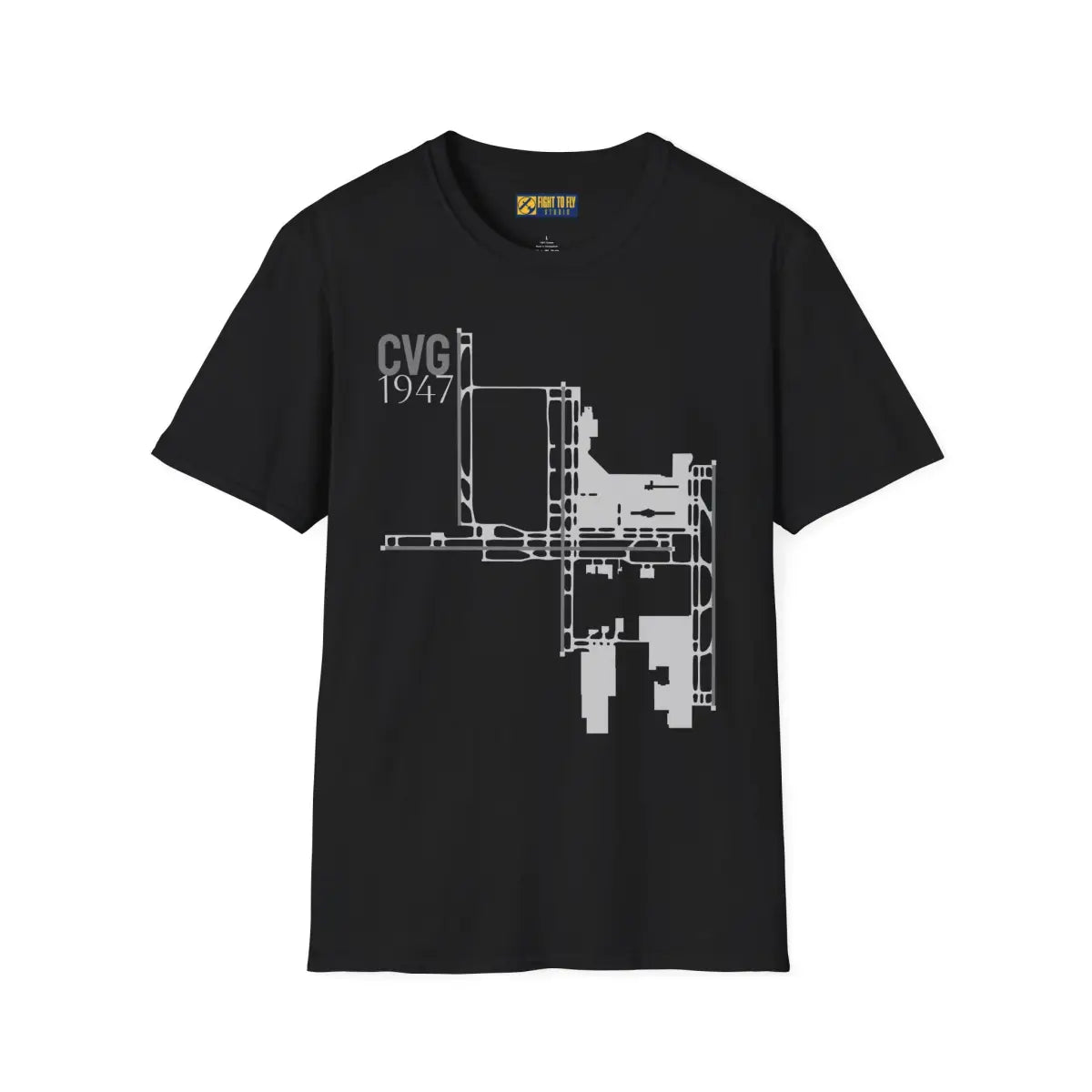 CVG Cincinnati/Northern Kentucky International 1947 - Tee - T-Shirt - Gifts for pilots - Aviation apparel