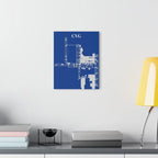 CVG - Cincinnati/Northern Kentucky International Acrylic Print - Home Decor - Pilot gifts - WWII warbird t-shirt