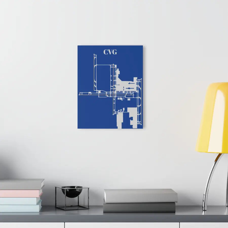 CVG - Cincinnati/Northern Kentucky International Acrylic Print - Home Decor - Pilot gifts - WWII warbird t-shirt