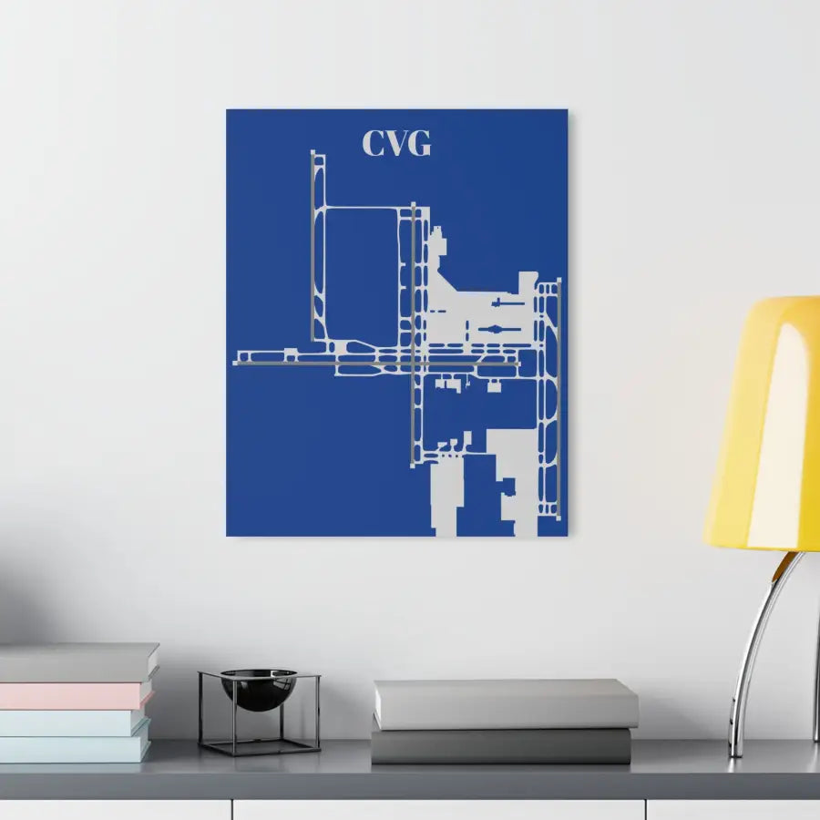 CVG - Cincinnati/Northern Kentucky International Acrylic Print - Home Decor - Pilot gifts - WWII warbird t-shirt