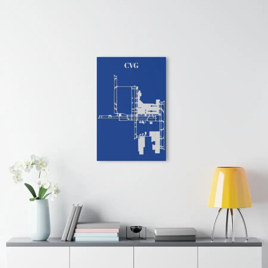 CVG - Cincinnati/Northern Kentucky International Acrylic Print - Home Decor - Pilot gifts - WWII warbird t-shirt