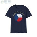 Czechoslovak Air Force Roundel “Keep ’Em Flying” - T-Shirt - Pilot gifts - WWII warbird t-shirt