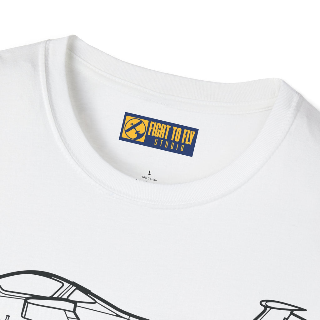 DA20 Katana T-Shirt – Diamond Light Trainer Aircraft Tee - Gifts for pilots - Aviation apparel