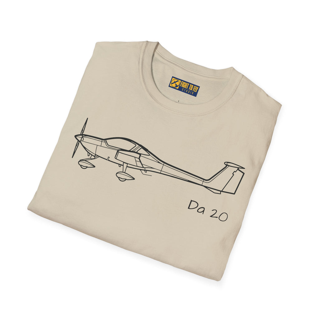DA20 Katana T-Shirt – Diamond Light Trainer Aircraft Tee - Gifts for pilots - Aviation apparel