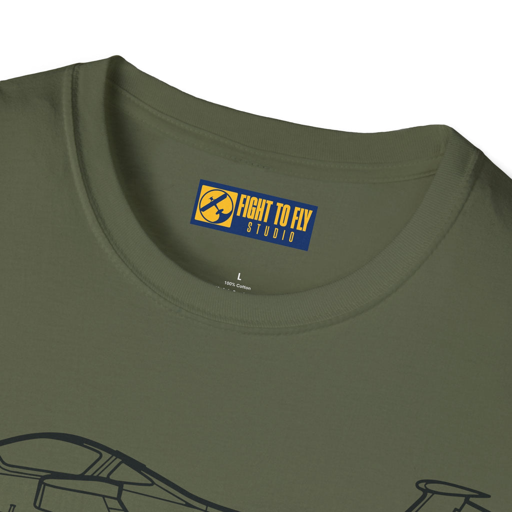 DA20 Katana T-Shirt – Diamond Light Trainer Aircraft Tee - Gifts for pilots - Aviation apparel