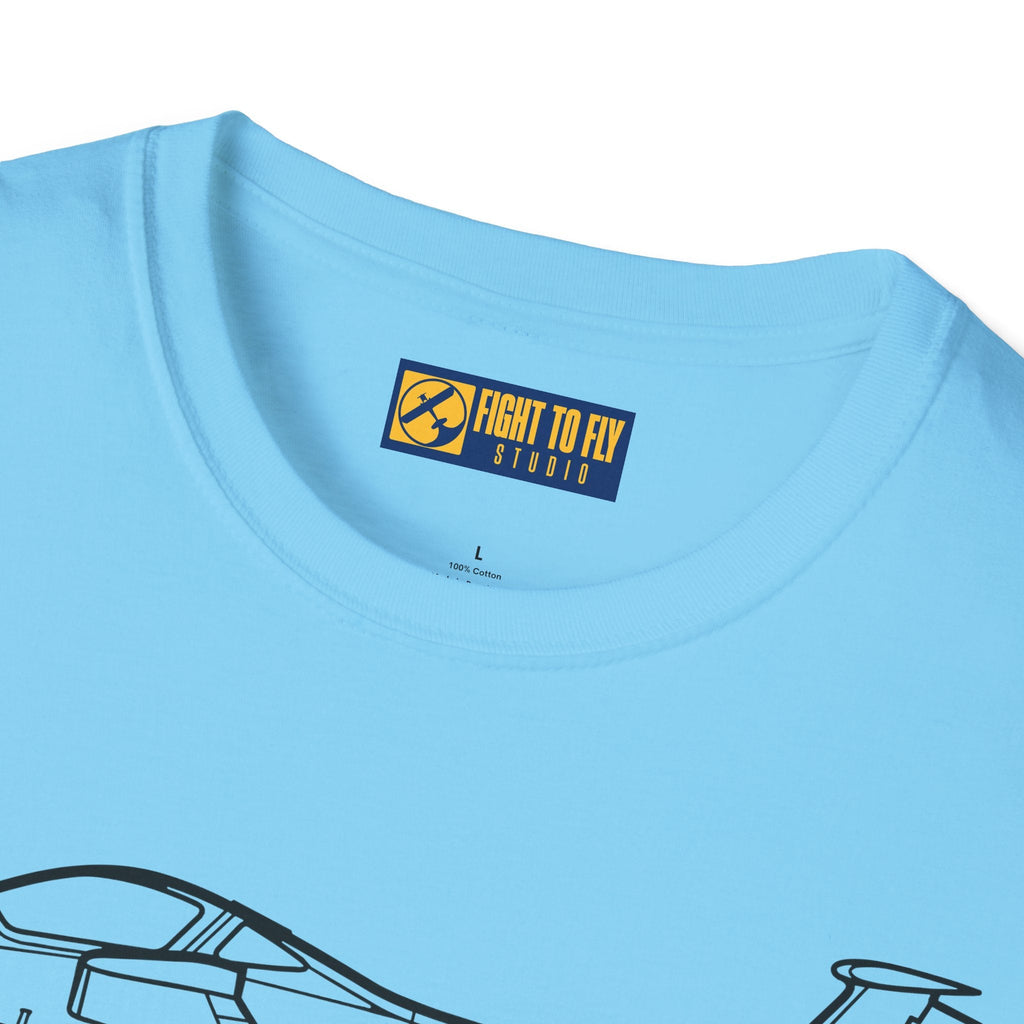 DA20 Katana T-Shirt – Diamond Light Trainer Aircraft Tee - Gifts for pilots - Aviation apparel