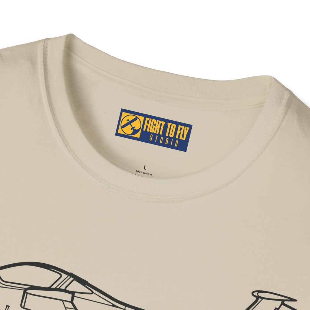 DA20 Katana T-Shirt – Diamond Light Trainer Aircraft Tee - Gifts for pilots - Aviation apparel