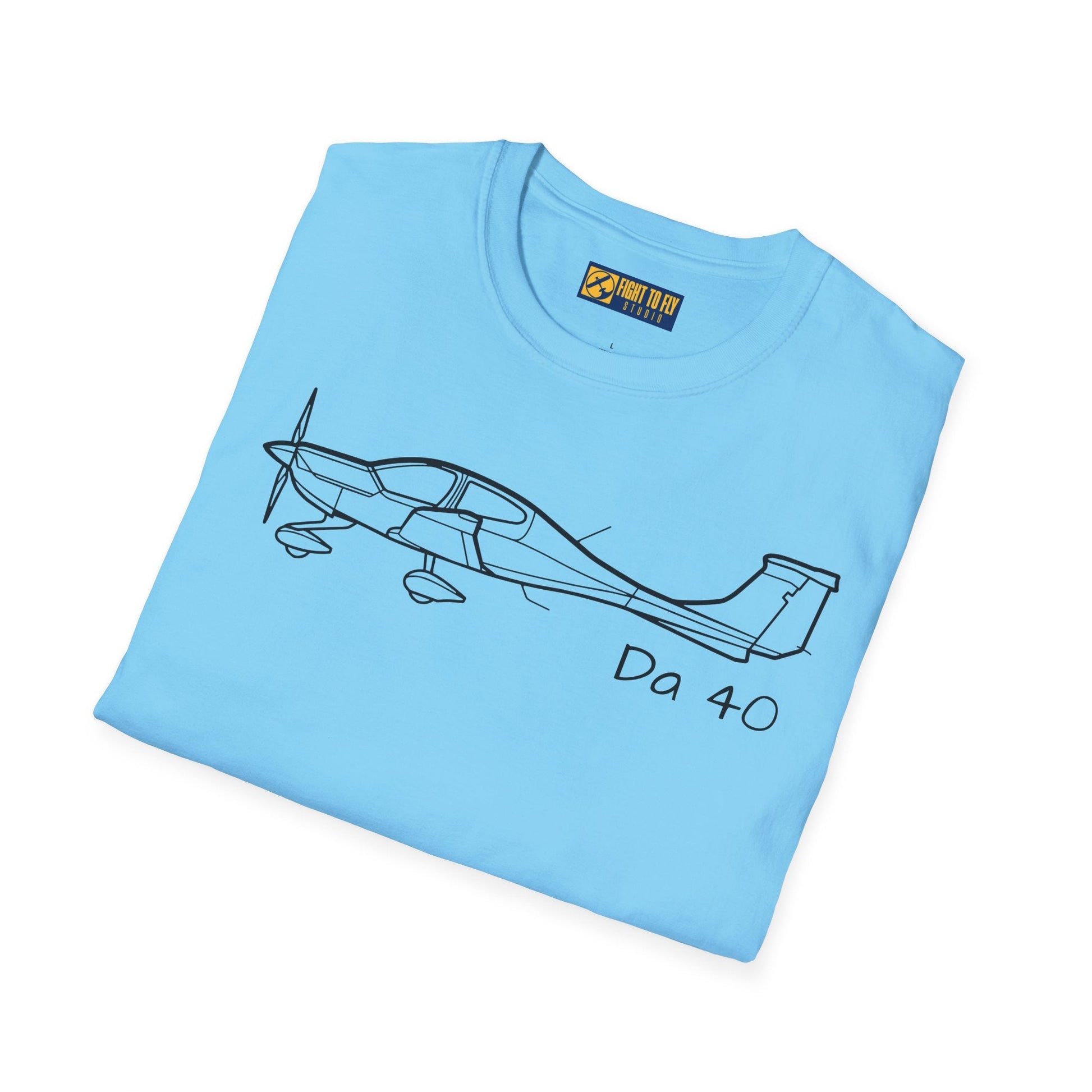 DA40 T-Shirt – Diamond Four-Seat Composite Aircraft Tee - Gifts for pilots - Aviation apparel