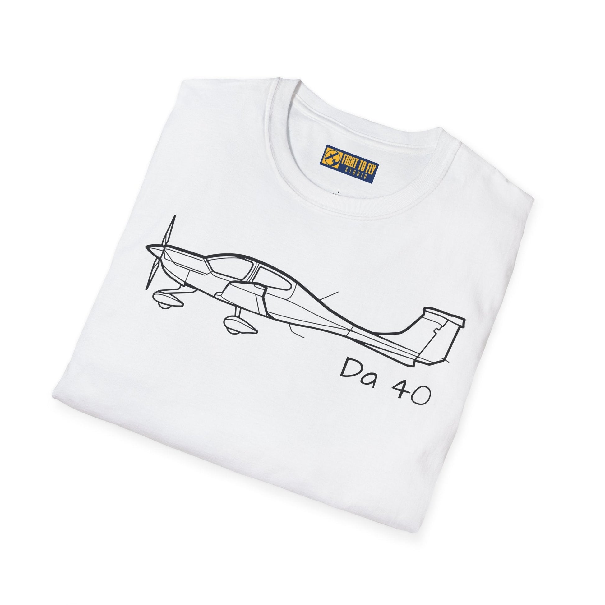 DA40 T-Shirt – Diamond Four-Seat Composite Aircraft Tee - Gifts for pilots - Aviation apparel