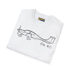 DA40 T-Shirt - Pilot gifts - WWII warbird t-shirt