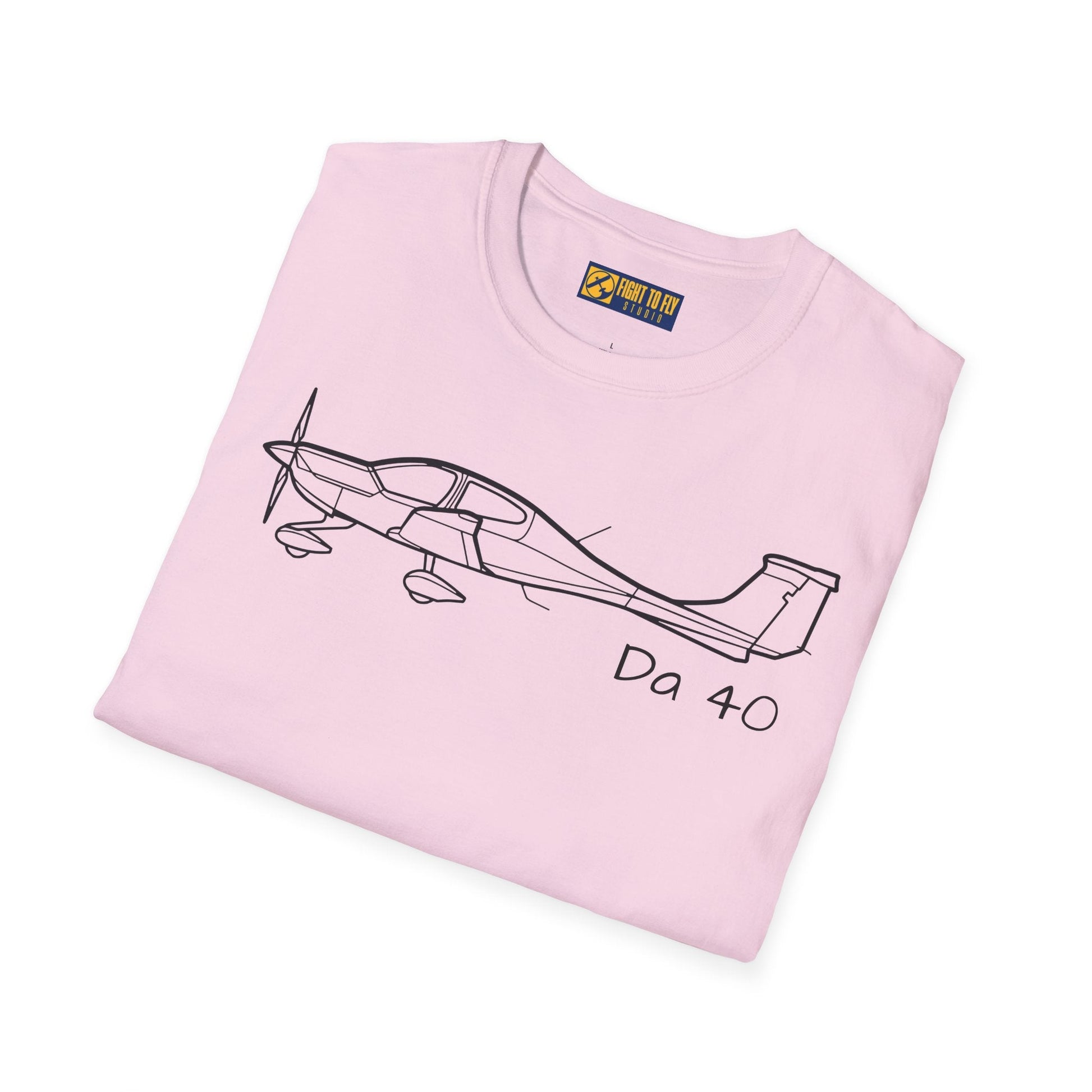 DA40 T-Shirt – Diamond Four-Seat Composite Aircraft Tee - Gifts for pilots - Aviation apparel
