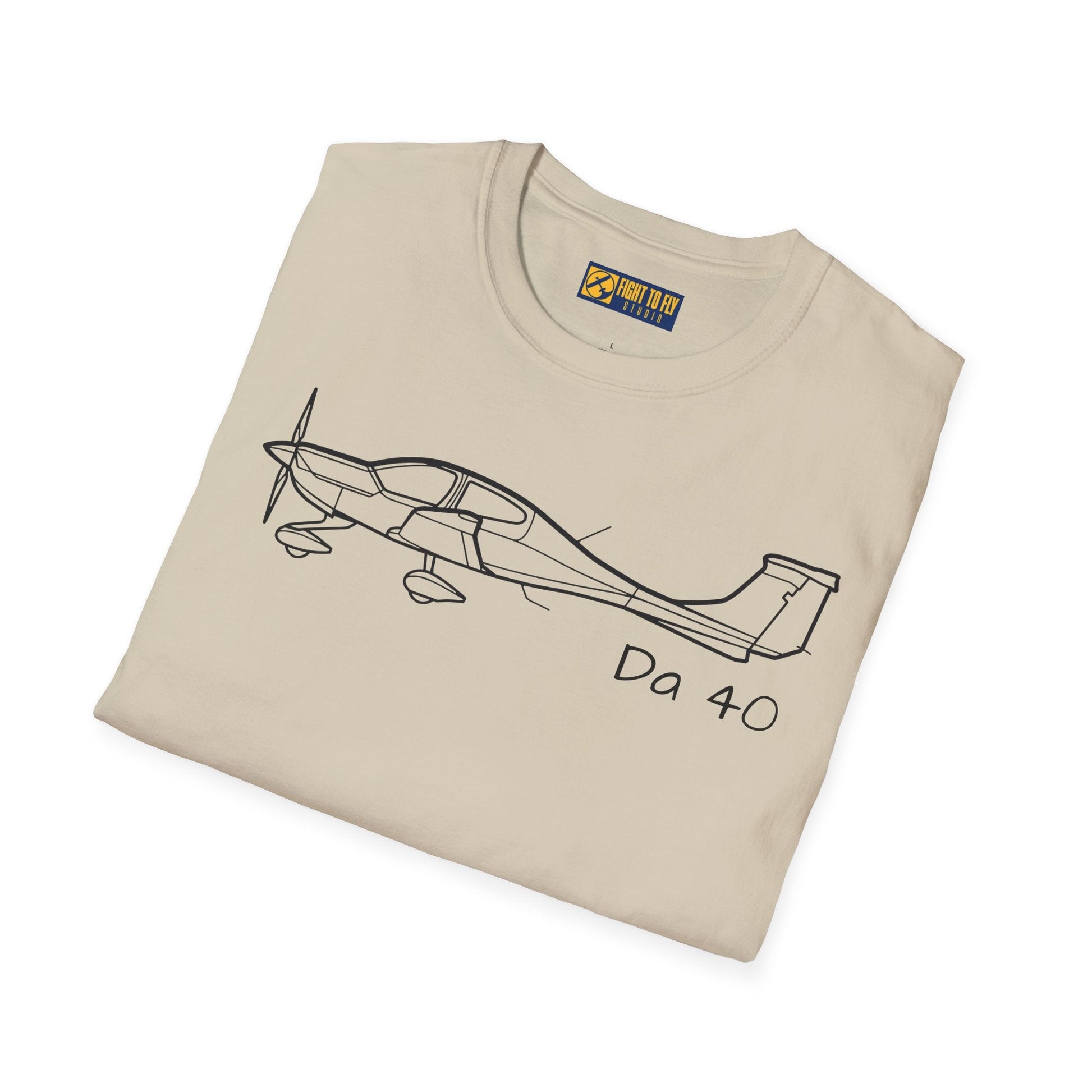DA40 T-Shirt – Diamond Four-Seat Composite Aircraft Tee - Gifts for pilots - Aviation apparel