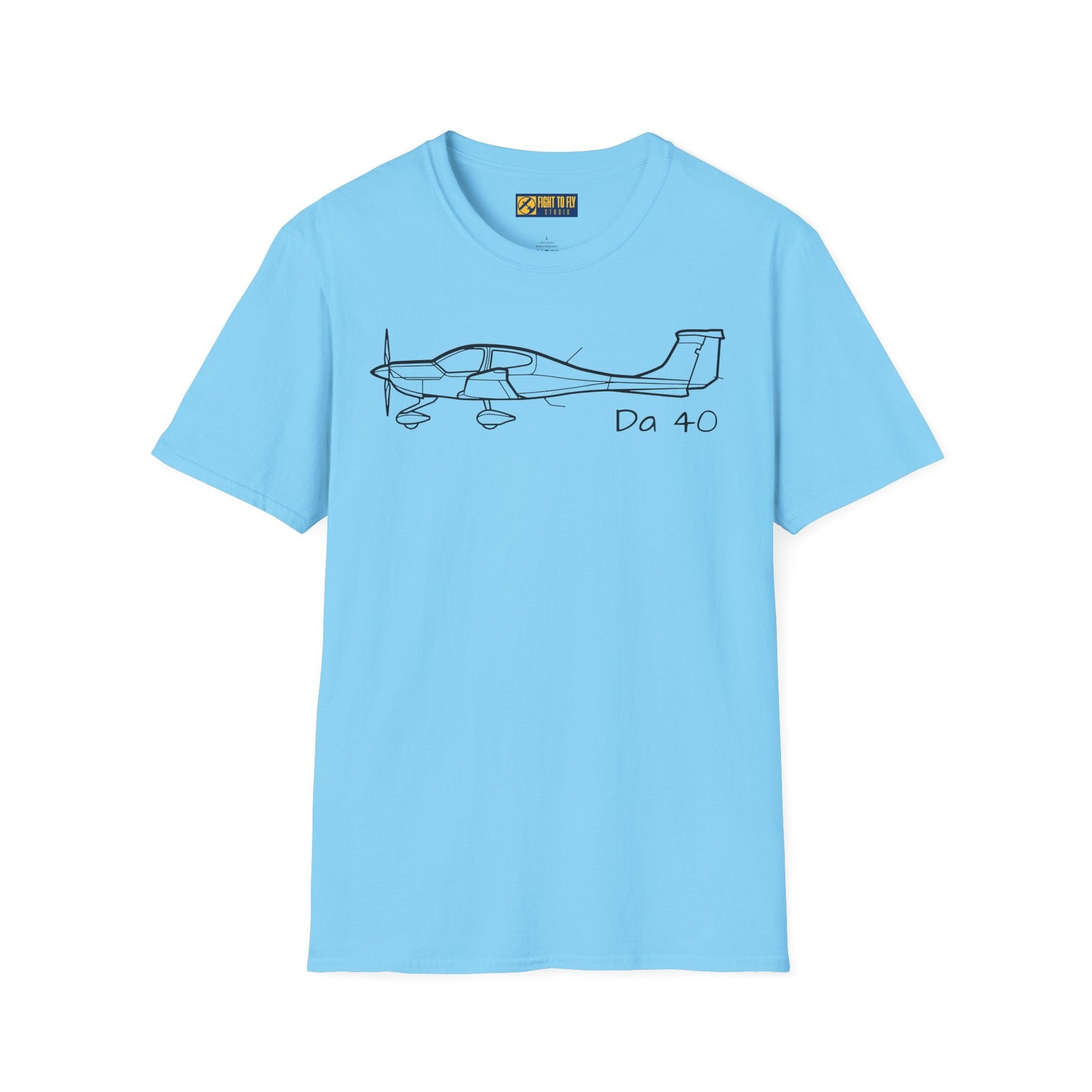 DA40 T-Shirt – Diamond Four-Seat Composite Aircraft Tee - Gifts for pilots - Aviation apparel
