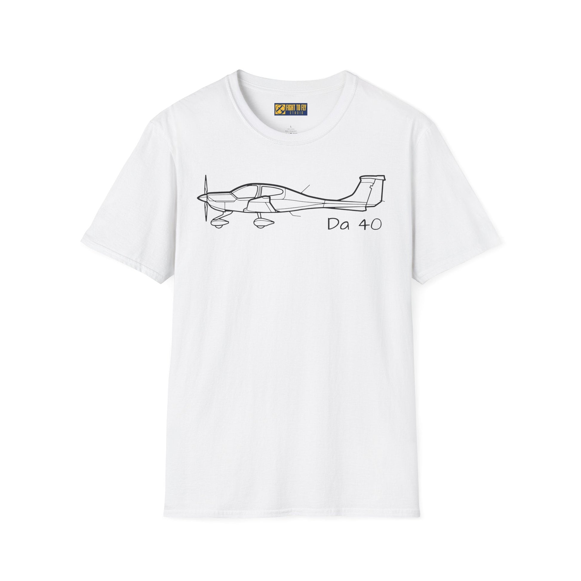DA40 T-Shirt – Diamond Four-Seat Composite Aircraft Tee - Gifts for pilots - Aviation apparel