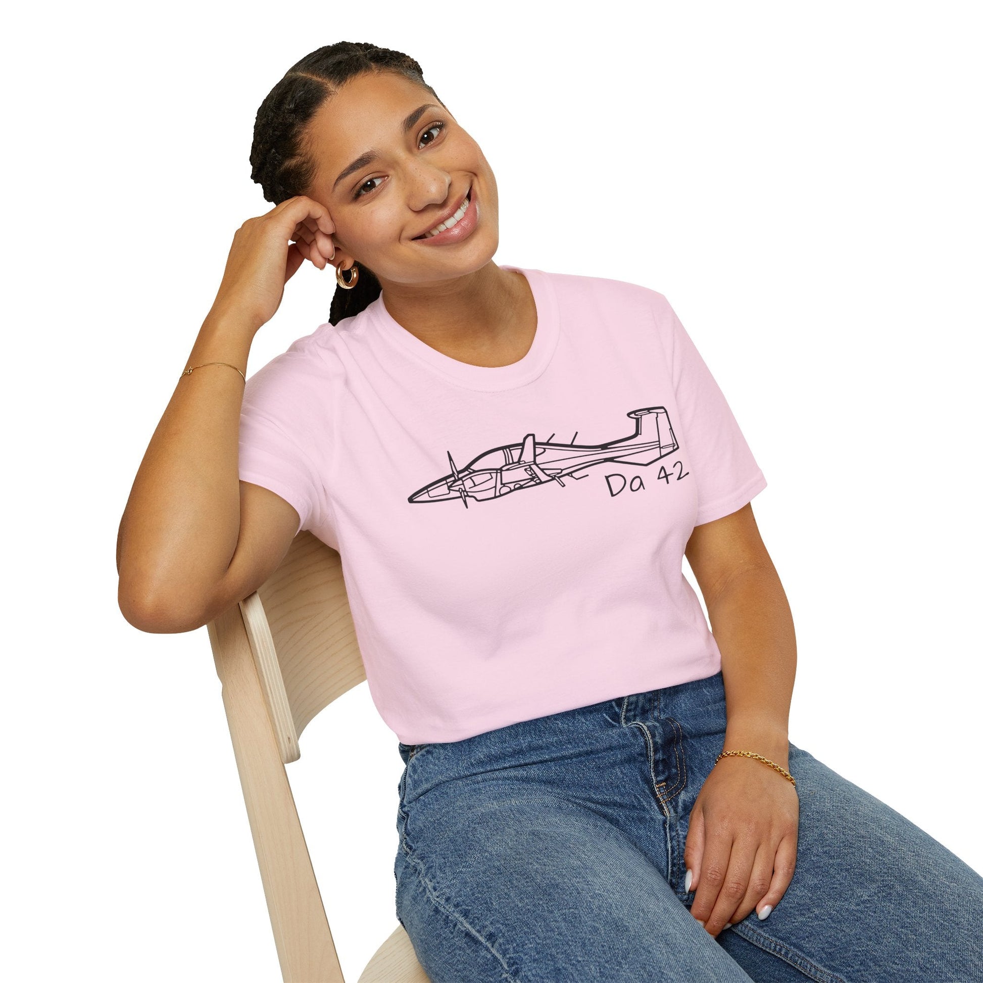 DA42 Twin Star T-Shirt – Modern Diamond Twin-Engine Plane Tee - Gifts for pilots - Aviation apparel