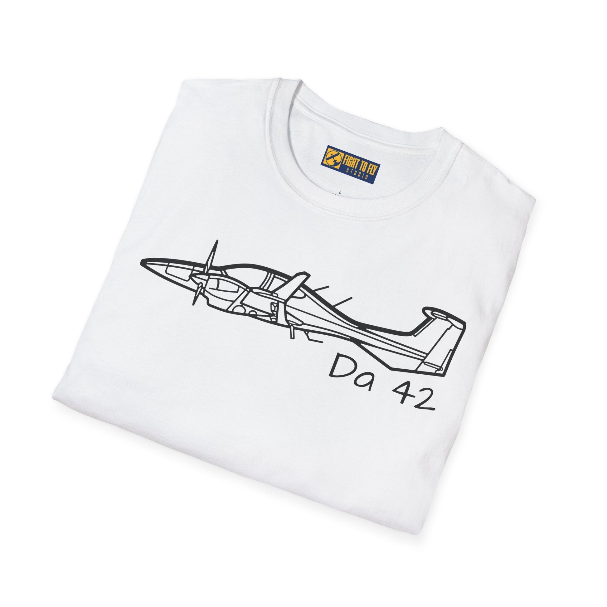 DA42 Twin Star T-Shirt – Modern Diamond Twin-Engine Plane Tee - Gifts for pilots - Aviation apparel