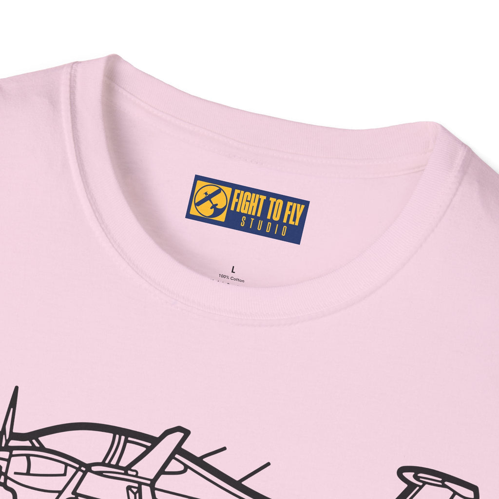 DA42 Twin Star T-Shirt – Modern Diamond Twin-Engine Plane Tee - Gifts for pilots - Aviation apparel