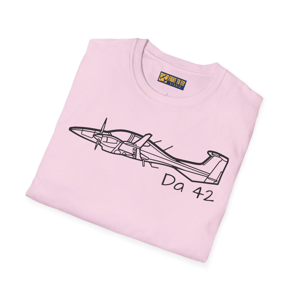 DA42 Twin Star T-Shirt – Modern Diamond Twin-Engine Plane Tee - Gifts for pilots - Aviation apparel