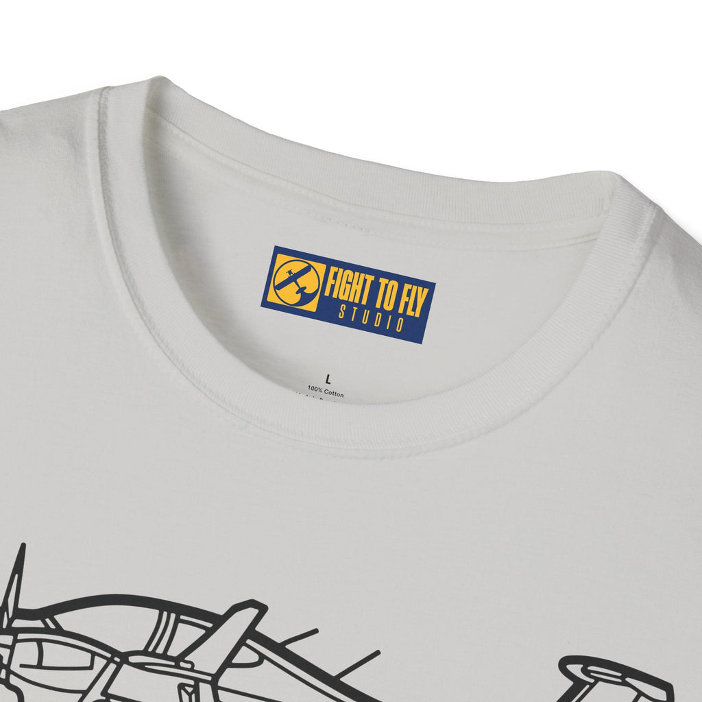 DA42 Twin Star T-Shirt – Modern Diamond Twin-Engine Plane Tee - Gifts for pilots - Aviation apparel