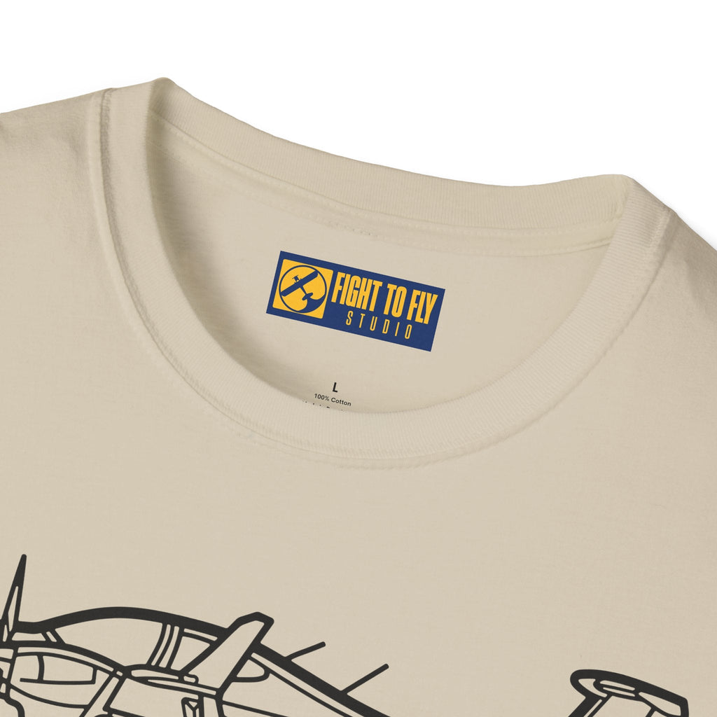 DA42 Twin Star T-Shirt – Modern Diamond Twin-Engine Plane Tee - Gifts for pilots - Aviation apparel